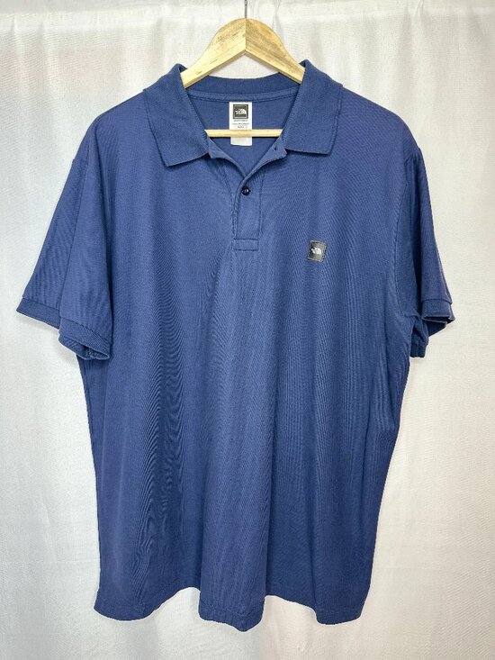 The North Face Other - North Face Pima Cotton Men’s Blue Polo Shirt, X-Large Gorpcore Outdoor Preppy